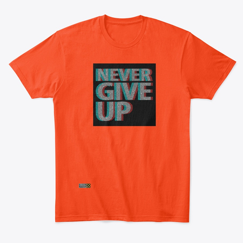 Never Give Up Tee (multicolor)