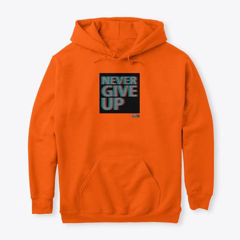 Never Give Up Hoodie (multicolor)